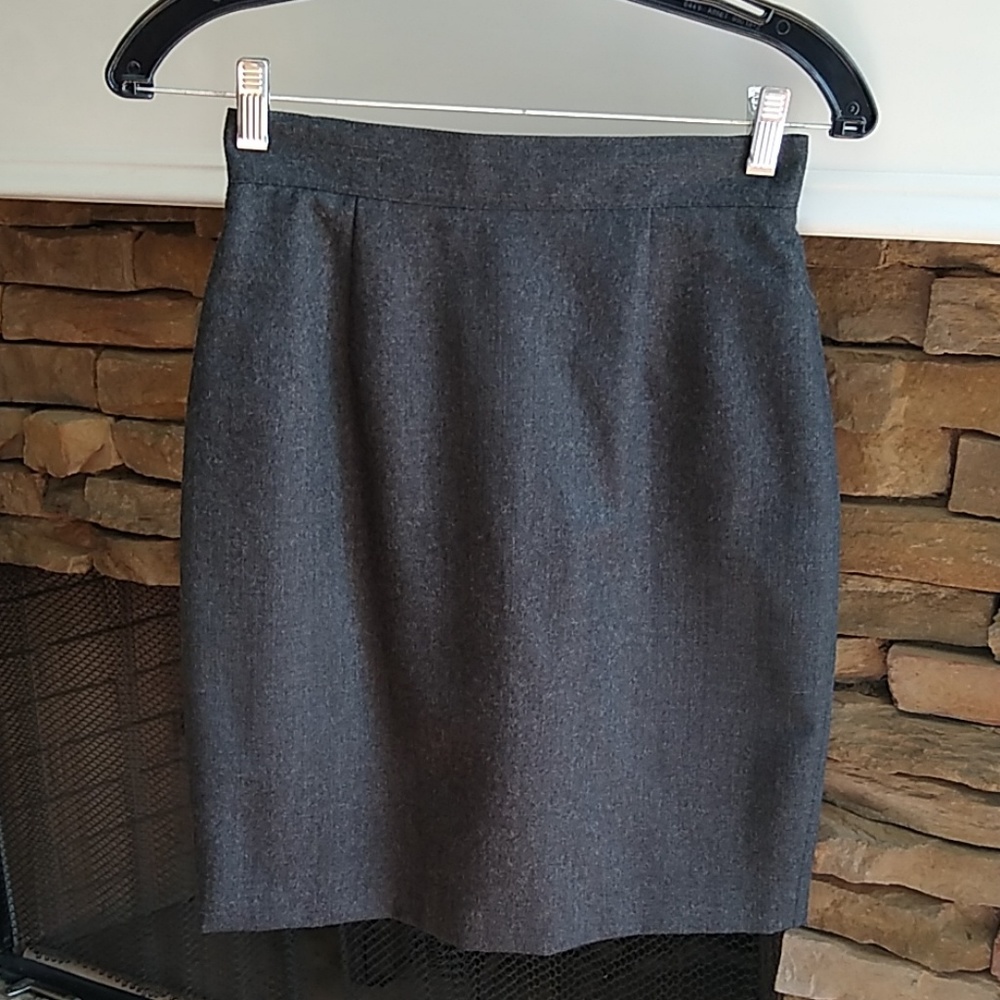 United Colors of Benetton Gray Wool Skirt 4